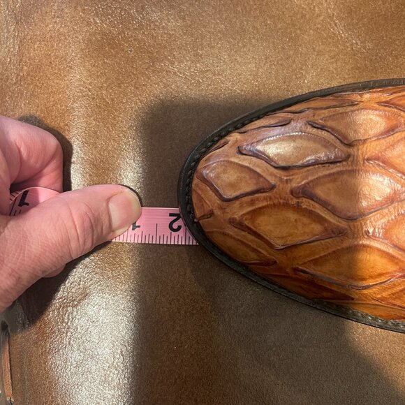Late David Espinoza High-End Rare African Alligator Cowboy Boots 10.5D main image 11